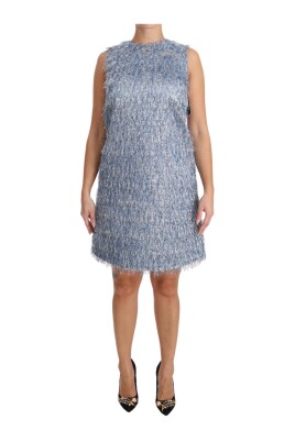 robe-mini-a-franges-metalliques-sans-manches-aline