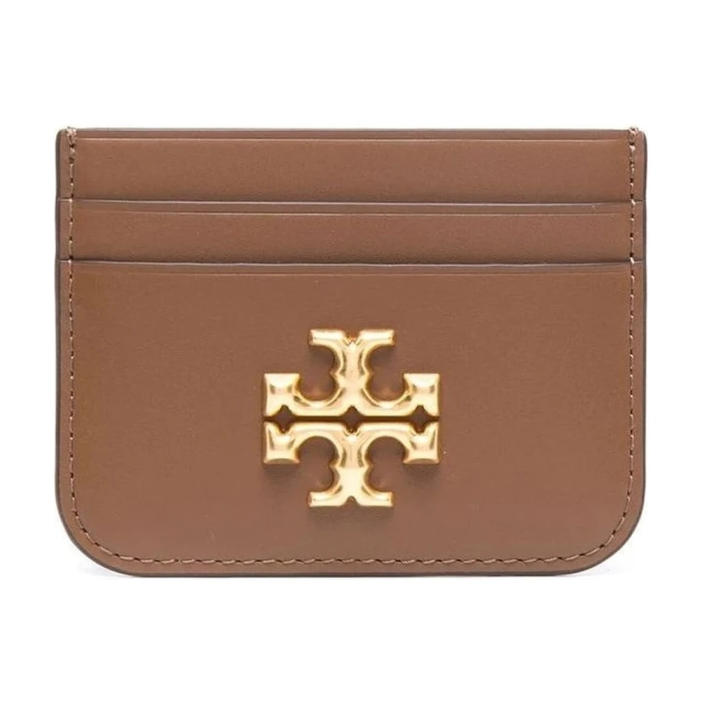 Tory Burch Eleanor Korthållare, Brun Plånböcker Korthållare Brown, Dam