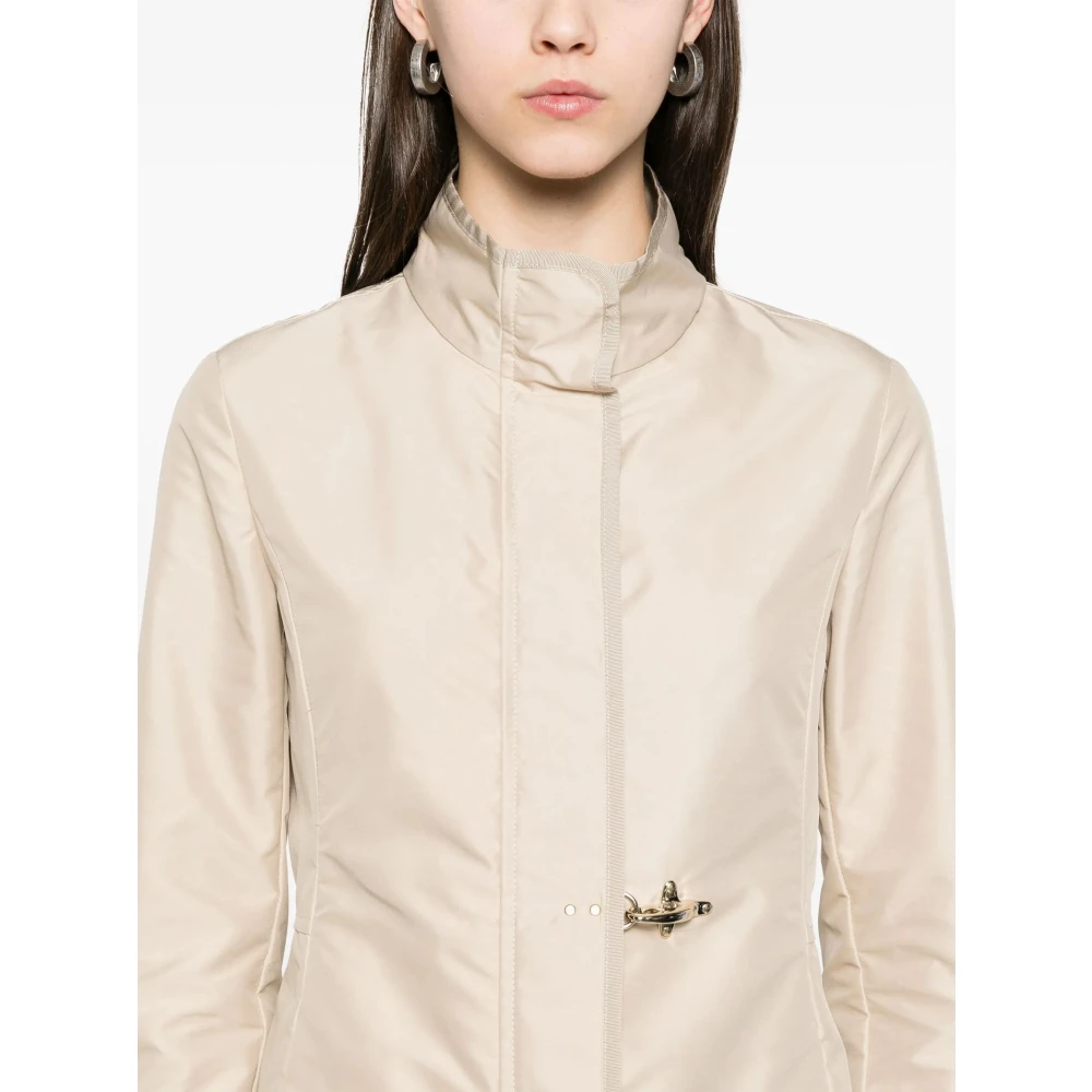 Fay Beige Autojack met Kreeftklauw Beige Dames