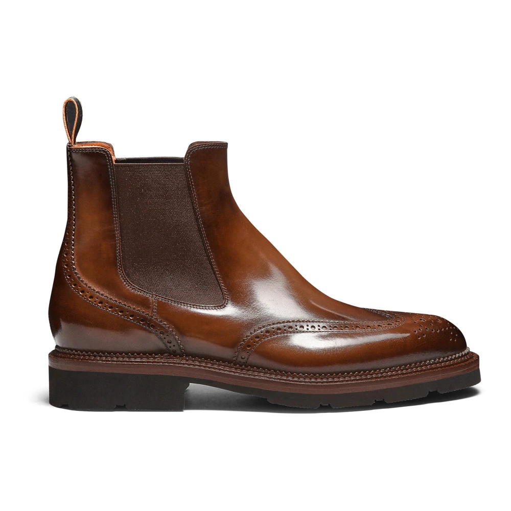 Santoni Uomo Marrone Scarpe, 43 Eu, New,
