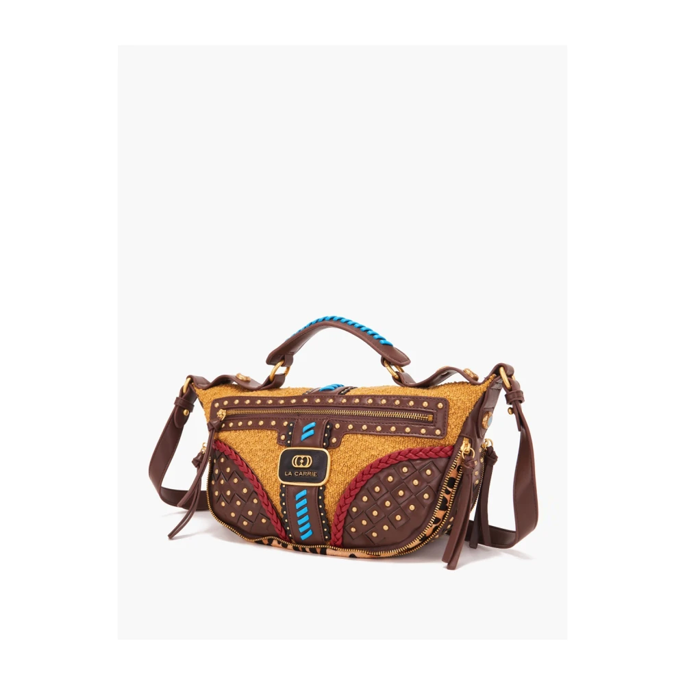 La Carrie Jungle Handtas in Bruin Multicolor Dames
