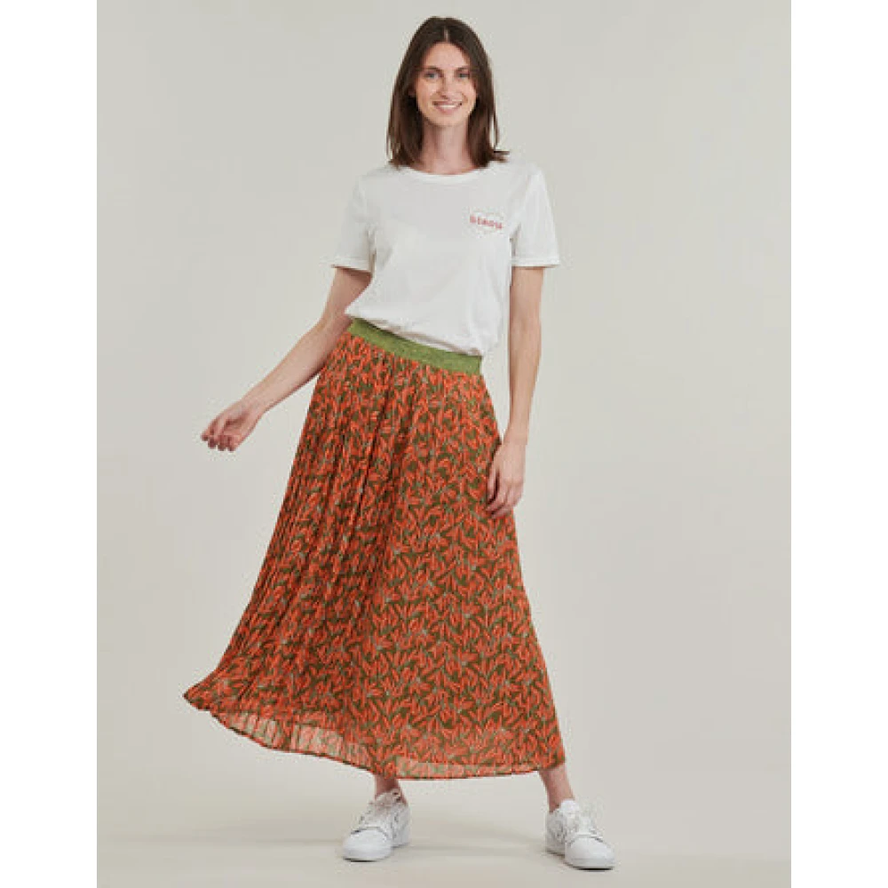 Only Arancio Korte Rok Onlmiley Model Multicolor Dames