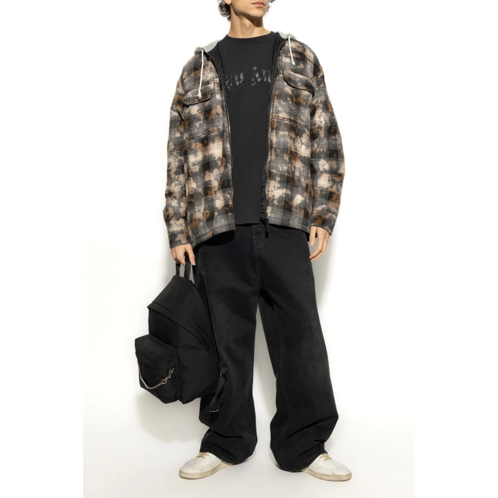 Palm Angels Capuchonjack Brown Heren