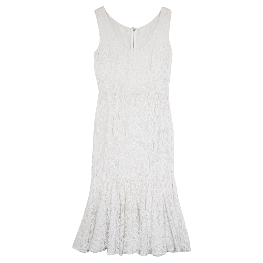 Dolce & Gabbana , Midi Dresses, Female, White, 2XL, Midi Dress