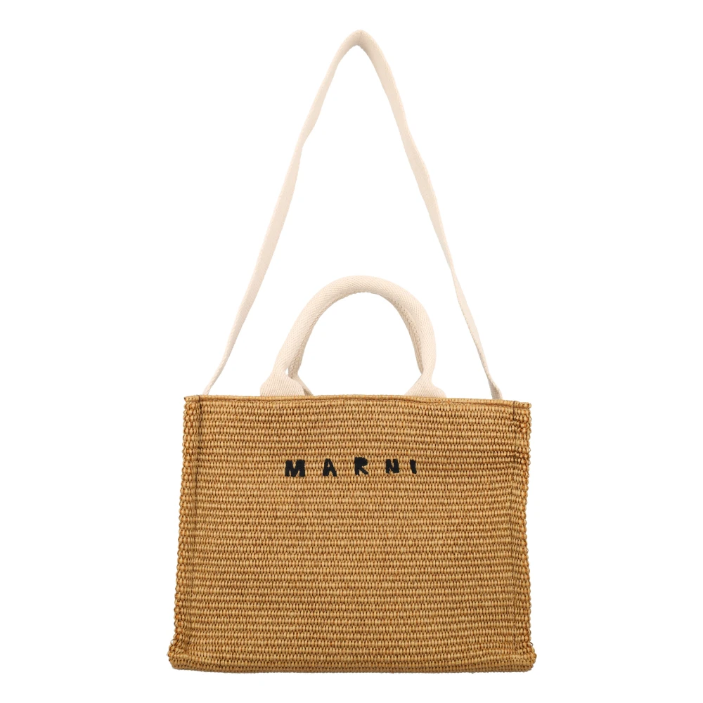 Marni - Bags > Tote Bags - Beige - Marni - Modalova