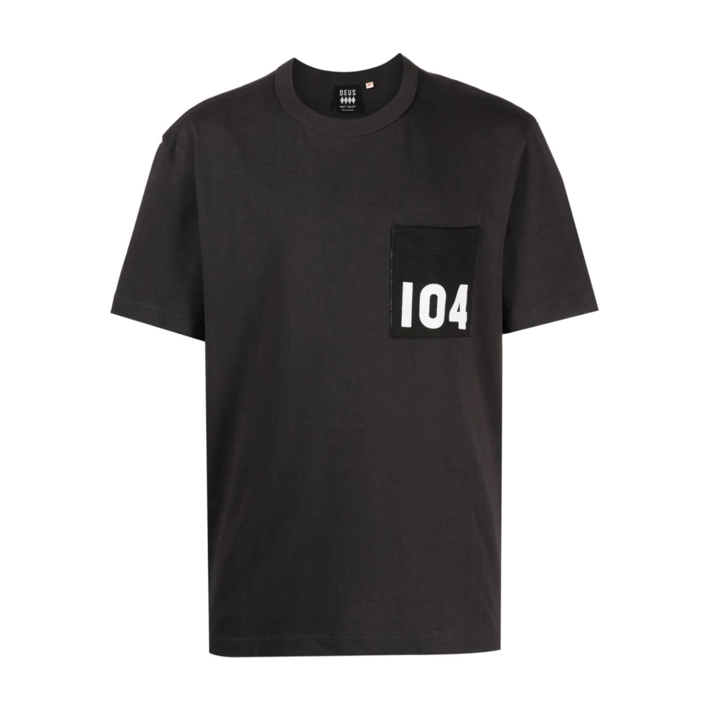 Deus Ex Machina Grijze T-shirts en Polos Gray Heren