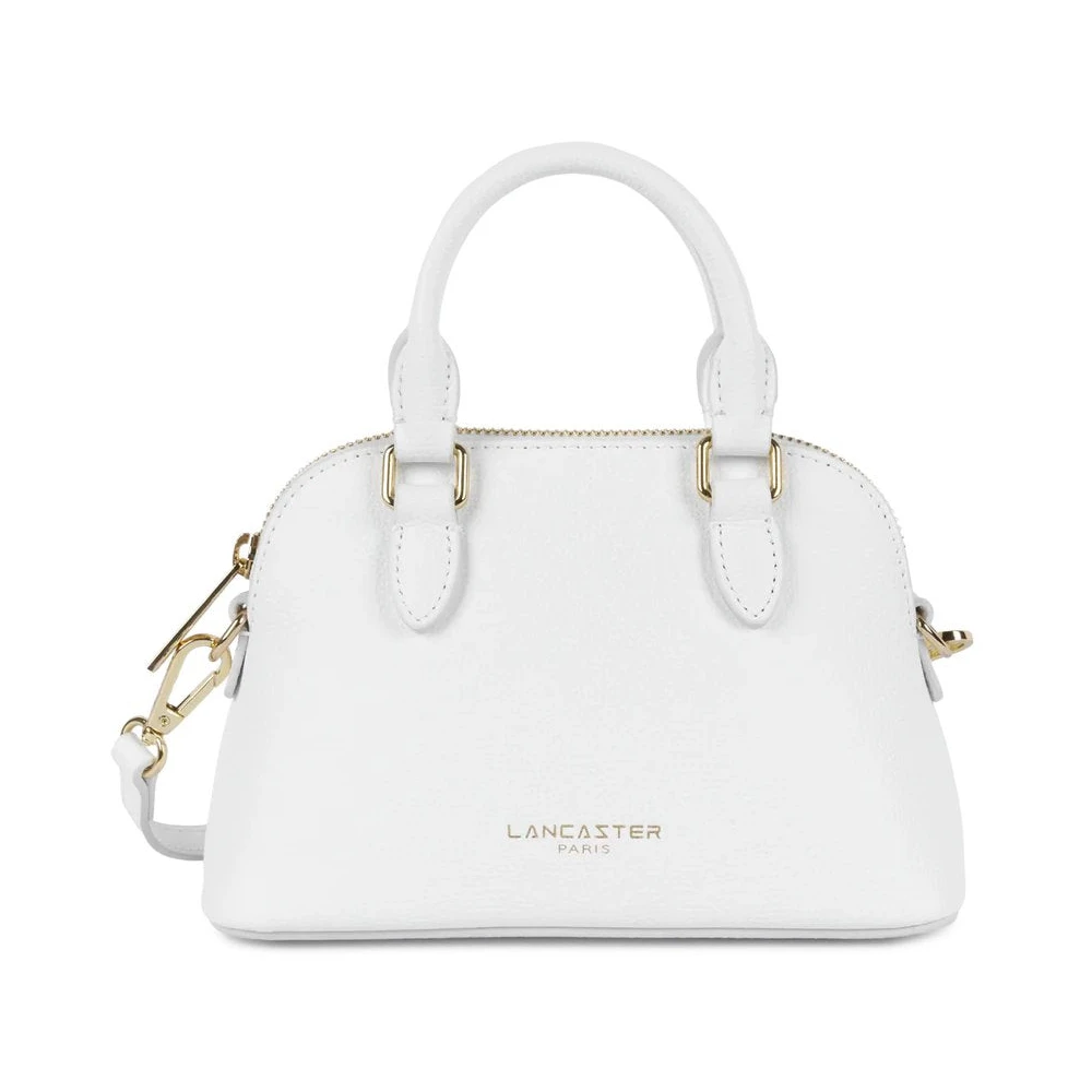 Lancaster White Handbags, Female, One Size, Sac Demi Lune Zippé S Sierra Jia