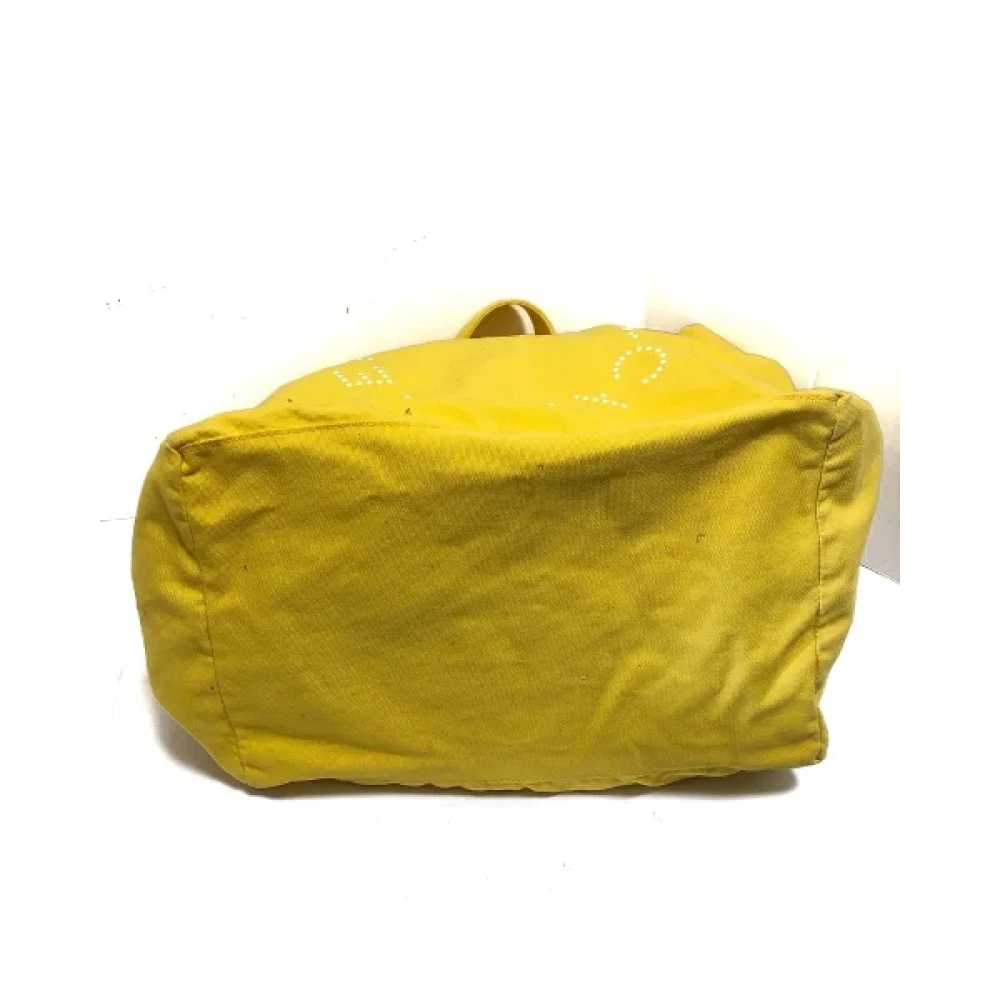 Stella McCartney Pre-owned Canvas totes Yellow Dames