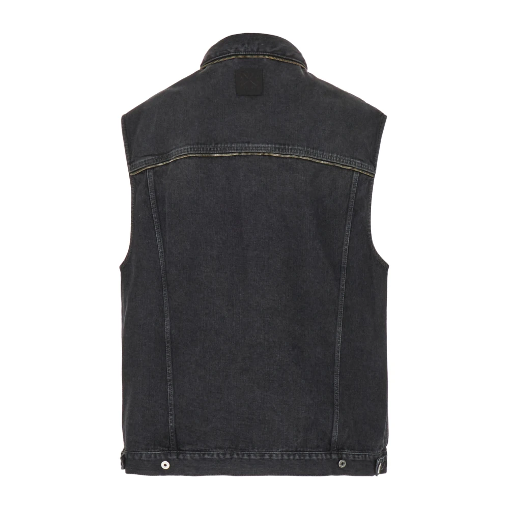 Off White Stijlvolle Jassen Vesten Blue Heren