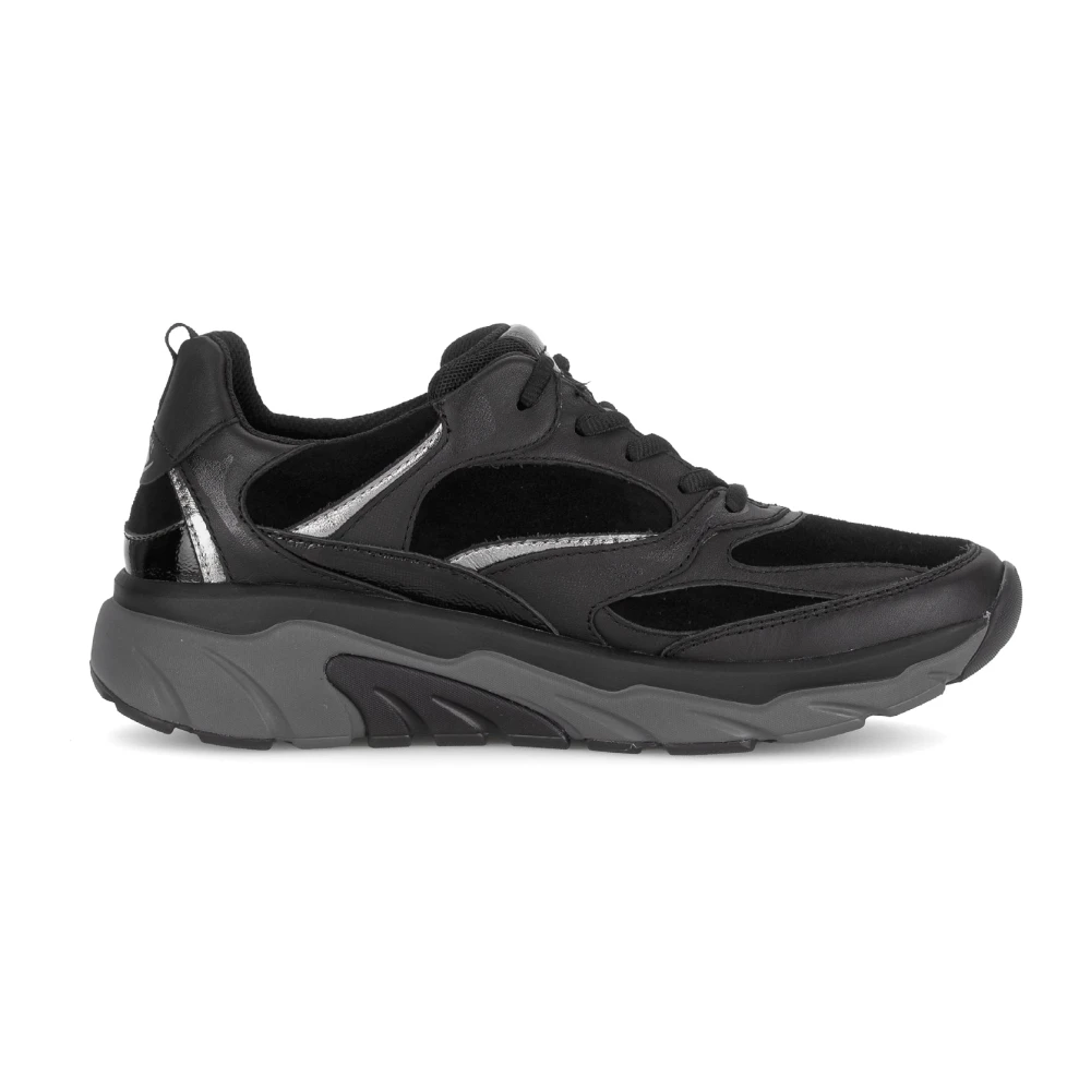 Gabor Rollende wandelsneaker – Dames Schoenen Zwart