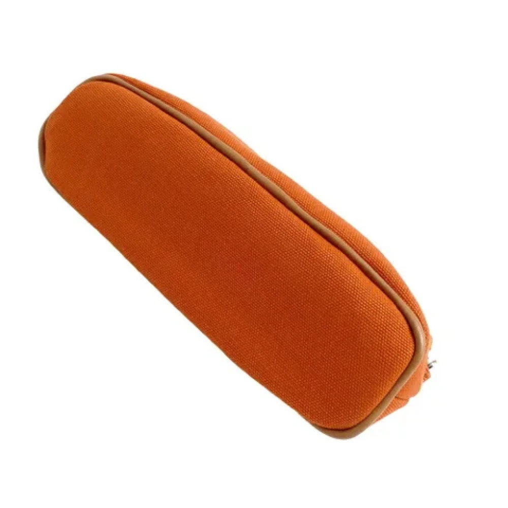 Hermès Vintage Pre-owned Canvas pouches Orange Dames