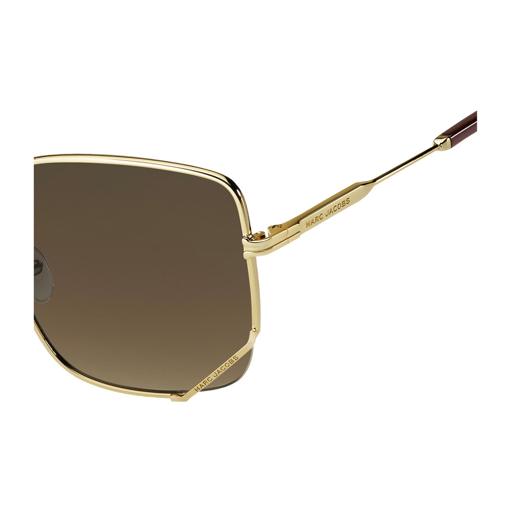 tinted-lens square-frame Brown sunglasses Gelb
