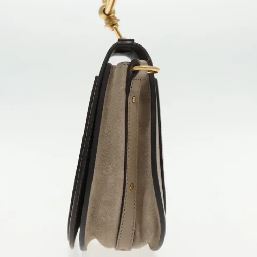 Chloé Pre-owned Leather handbags Gray Dames
