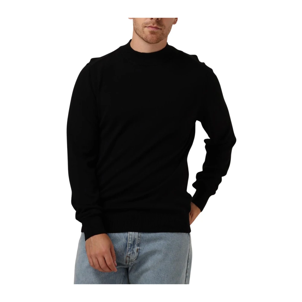 The GoodPeople Heren Stijlvolle Kita Trui Black Heren
