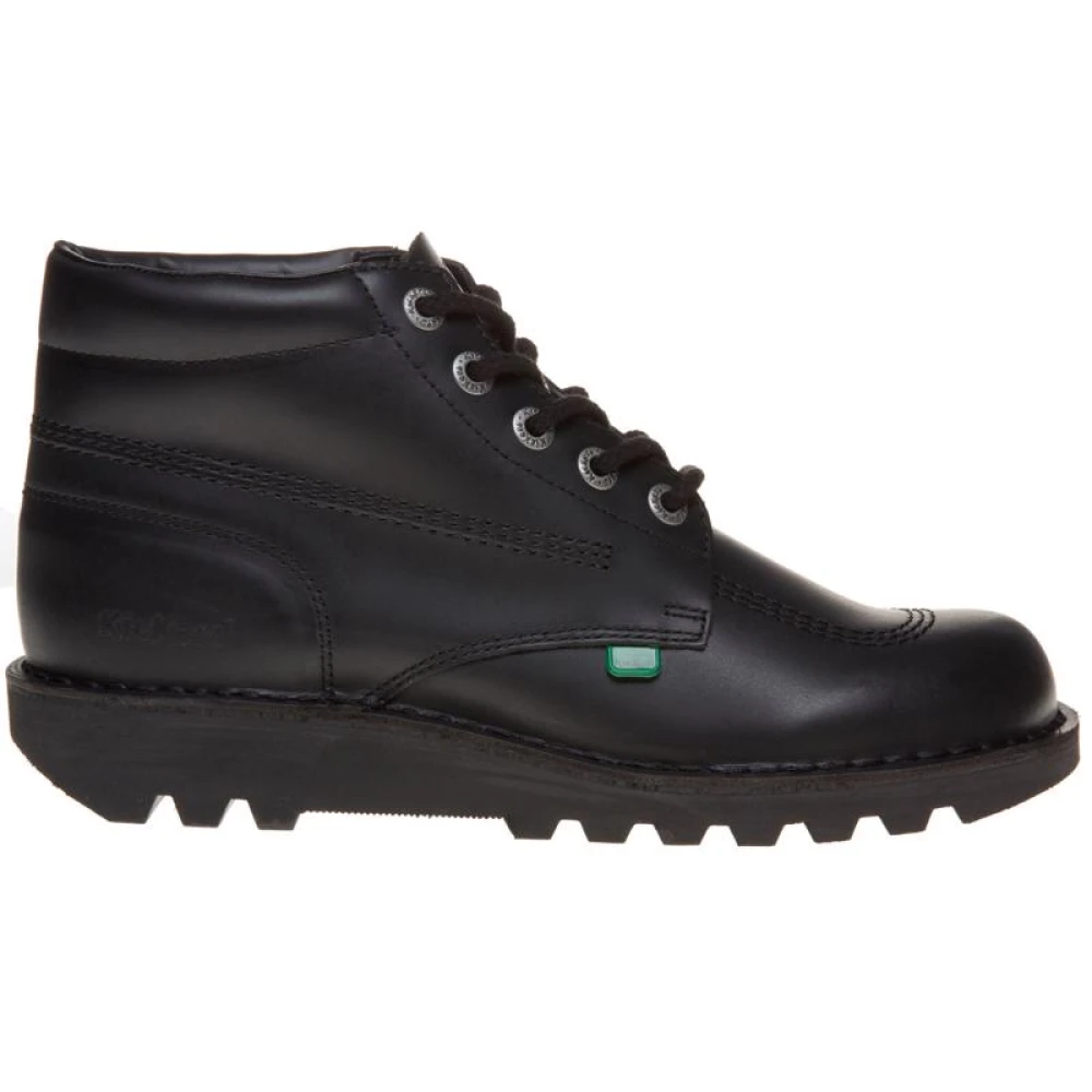 Kickers (Uk 9) Kick Hi Core Mens Black Leather Ankle Boots - Image 6