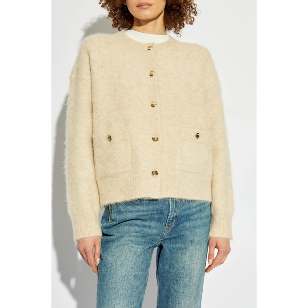 Anine Bing Bobbie Cardigan Beige Dames