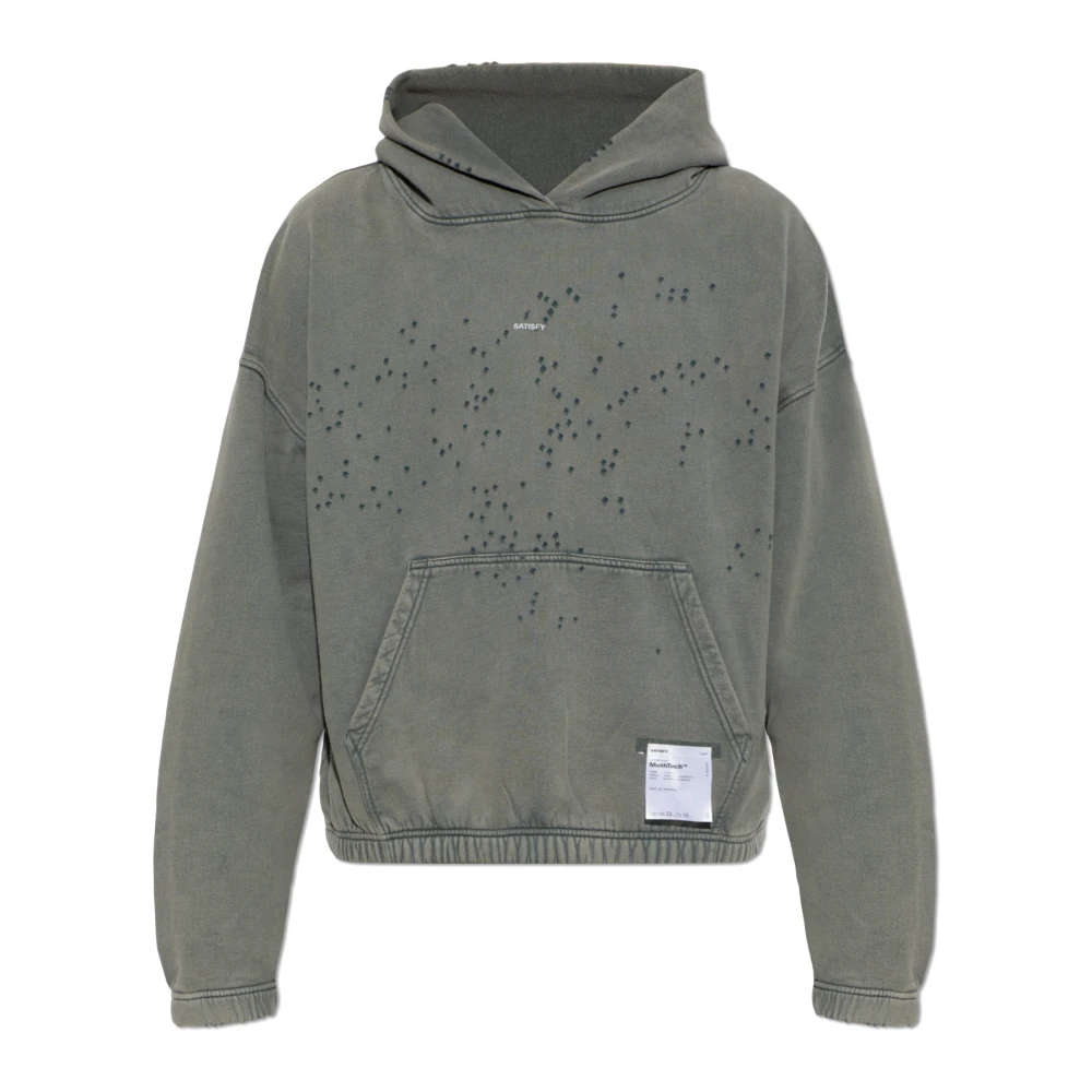 Satisfy Mothtech Hoodie - Man Sweatshirts Grey S - Immagine 4