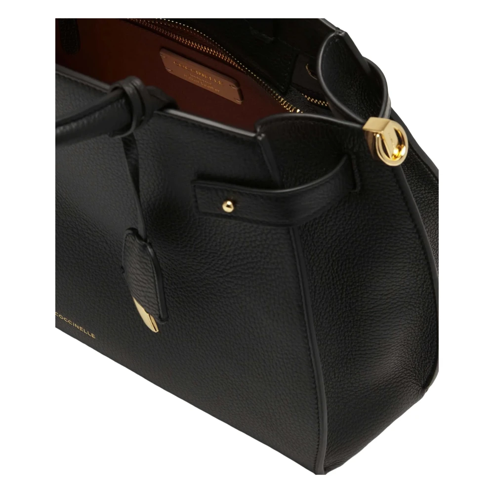 Coccinelle Schoudertas van korrelleer met rits Black Dames