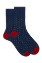 chaussettes-courtes-en-coton-bleu-a-pois-pour-femmes