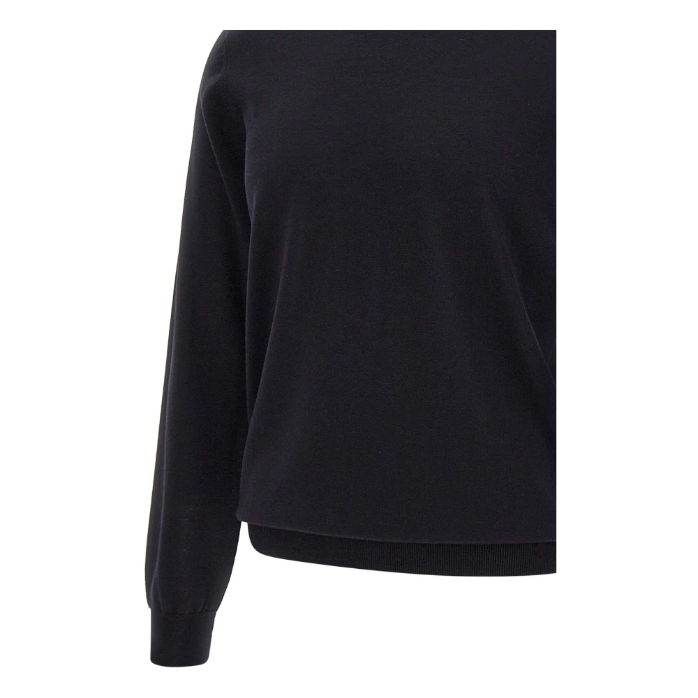 Filippo De Laurentiis Merino Wol Navy Blauw Pullover Trui Blue Heren