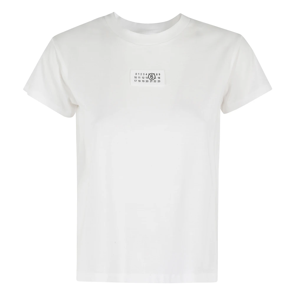 MM6 Maison Margiela Classic T-Shirt White Dames