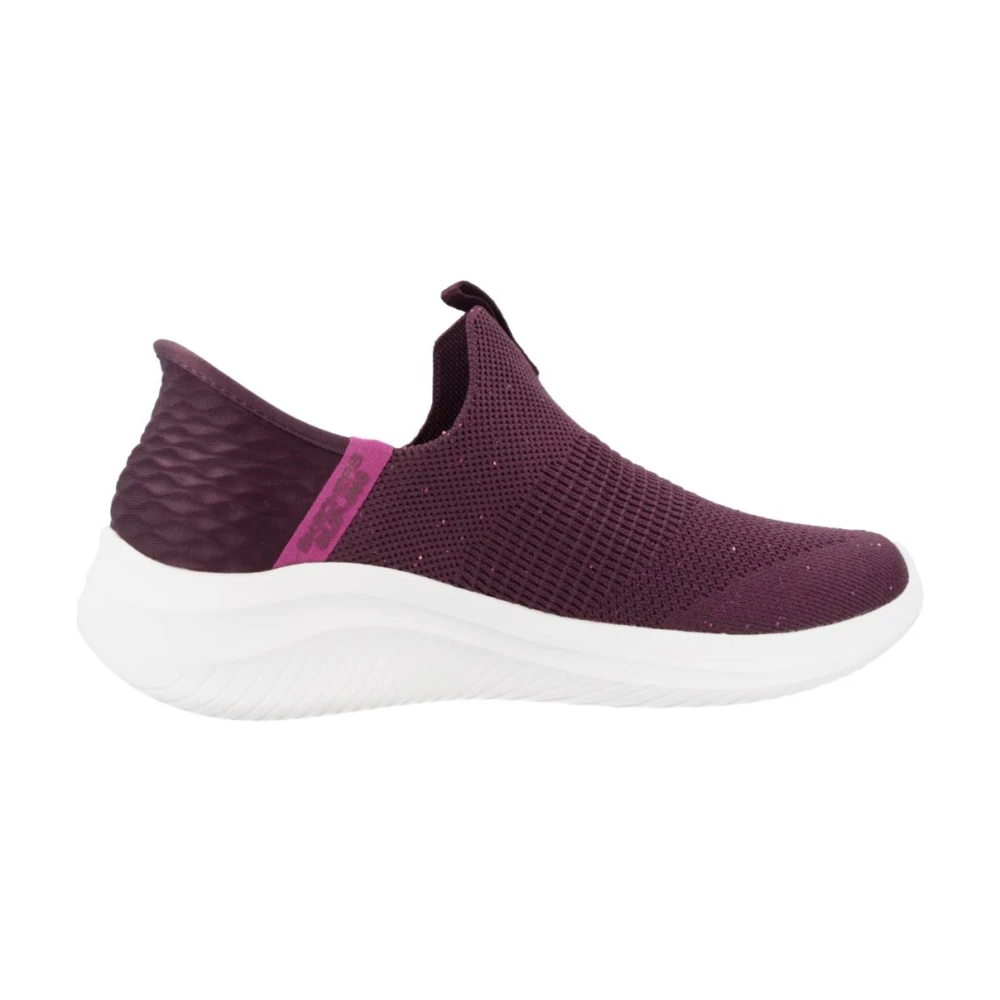 Skechers Ultra Flex Sneakers Purple, Dam