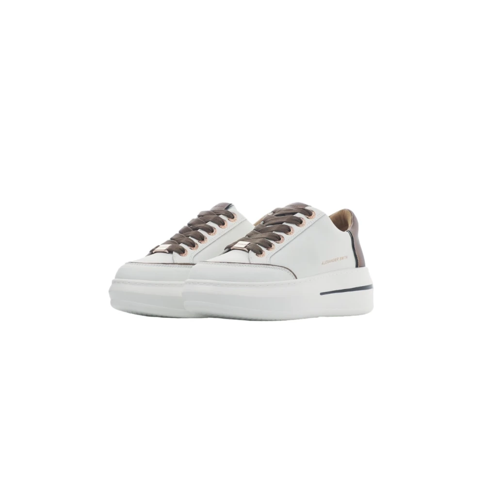 Alexander Smith Stijlvolle Unisex Sneakers White Dames