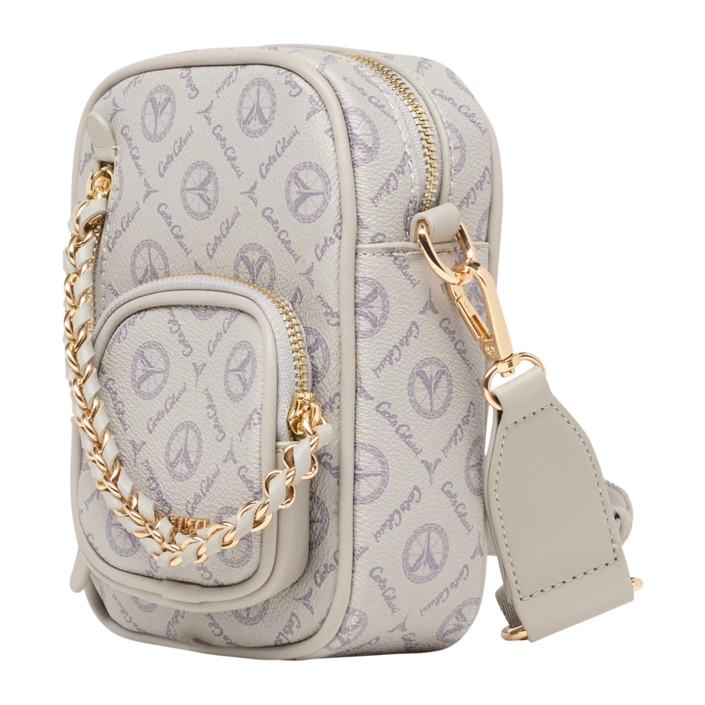 carlo colucci Handtas met Logoprint Gray Dames