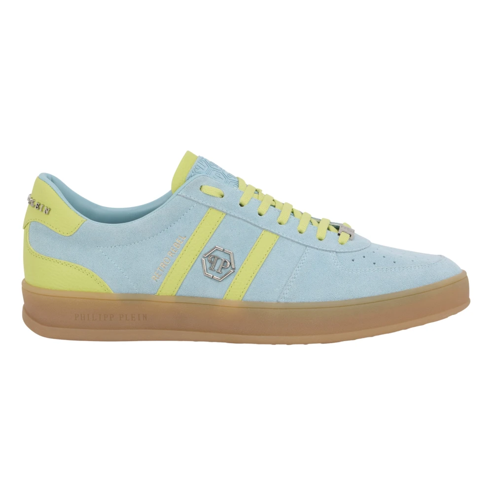 Philipp Plein Low-Top Sneakers Retro Rebel unisex Schoenen Blauw