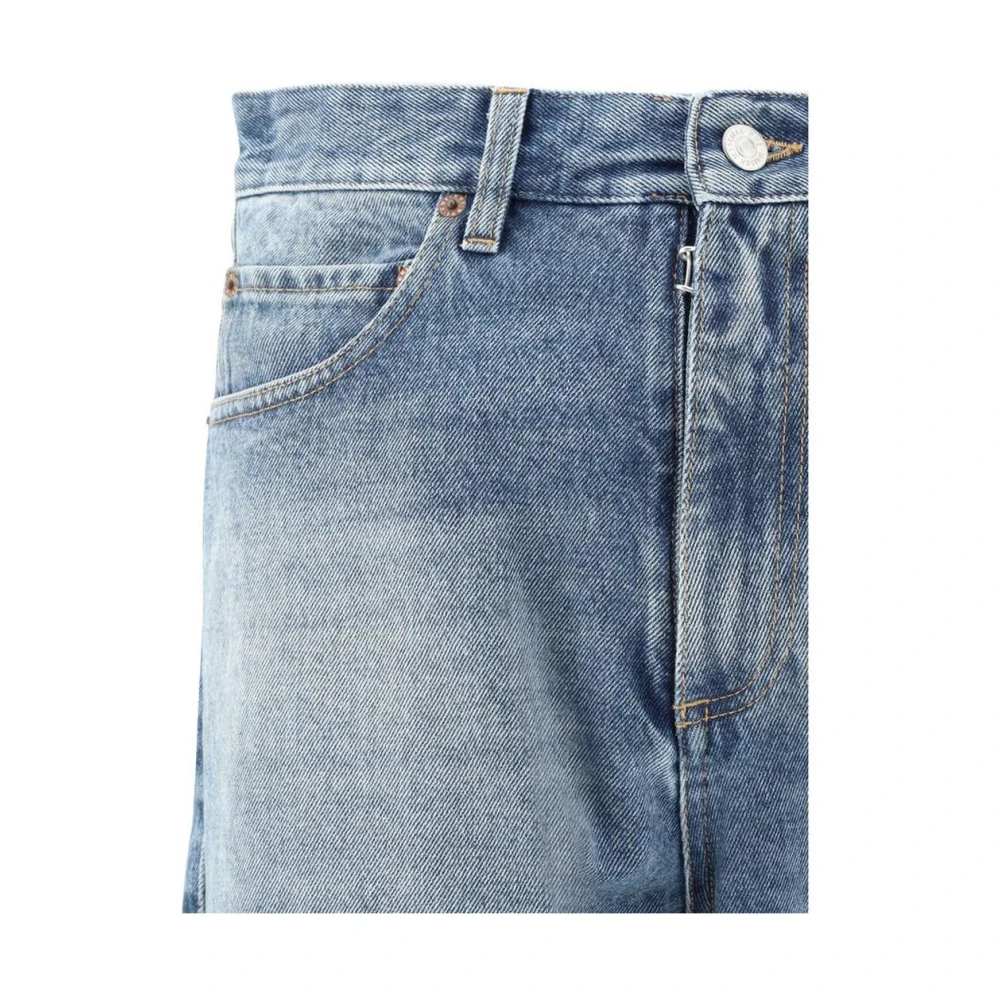 MM6 Maison Margiela Straight Jeans Relaxed Fit Blue Heren