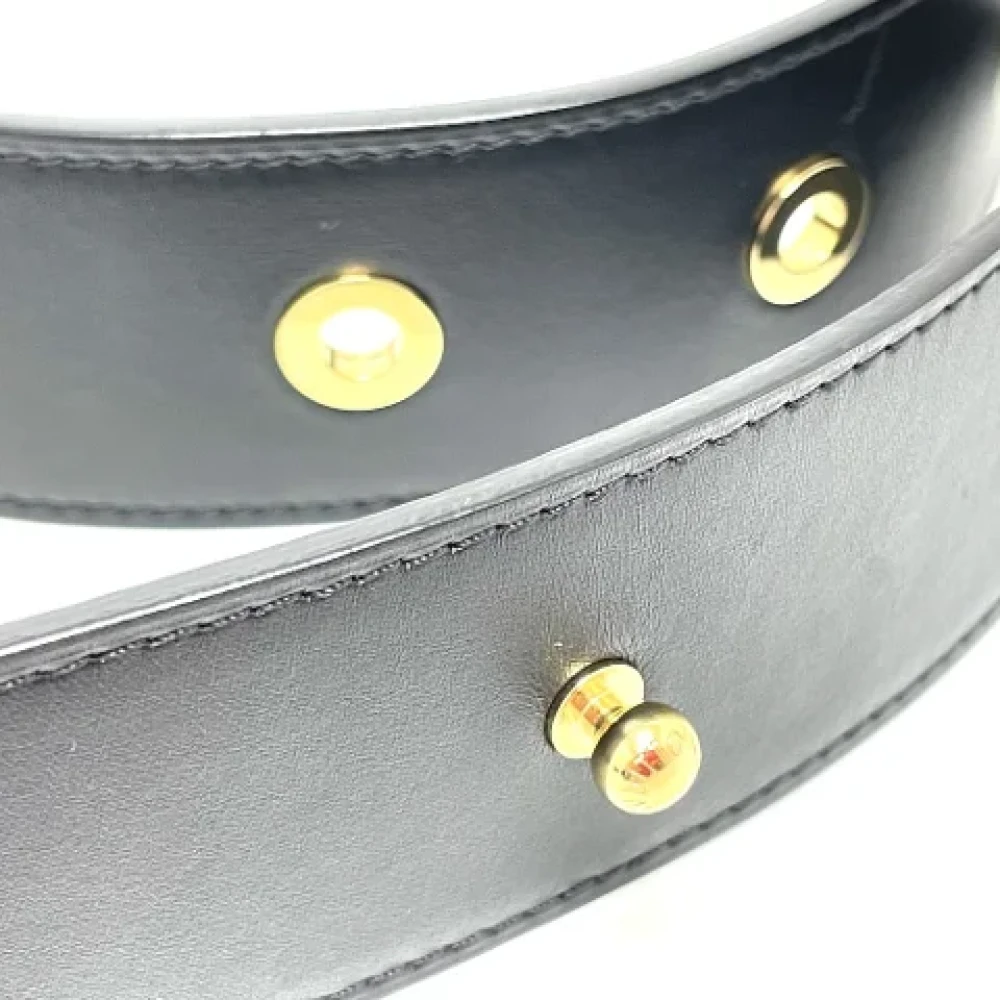 Louis Vuitton Vintage Pre-owned Leather belts Black Dames