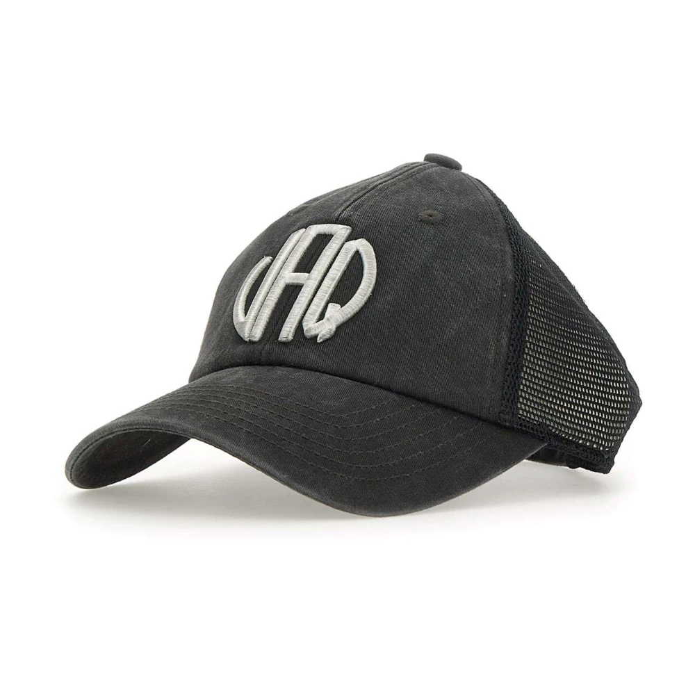 Vaquera Zwarte Katoenen Baseballpet met Logo Black Dames