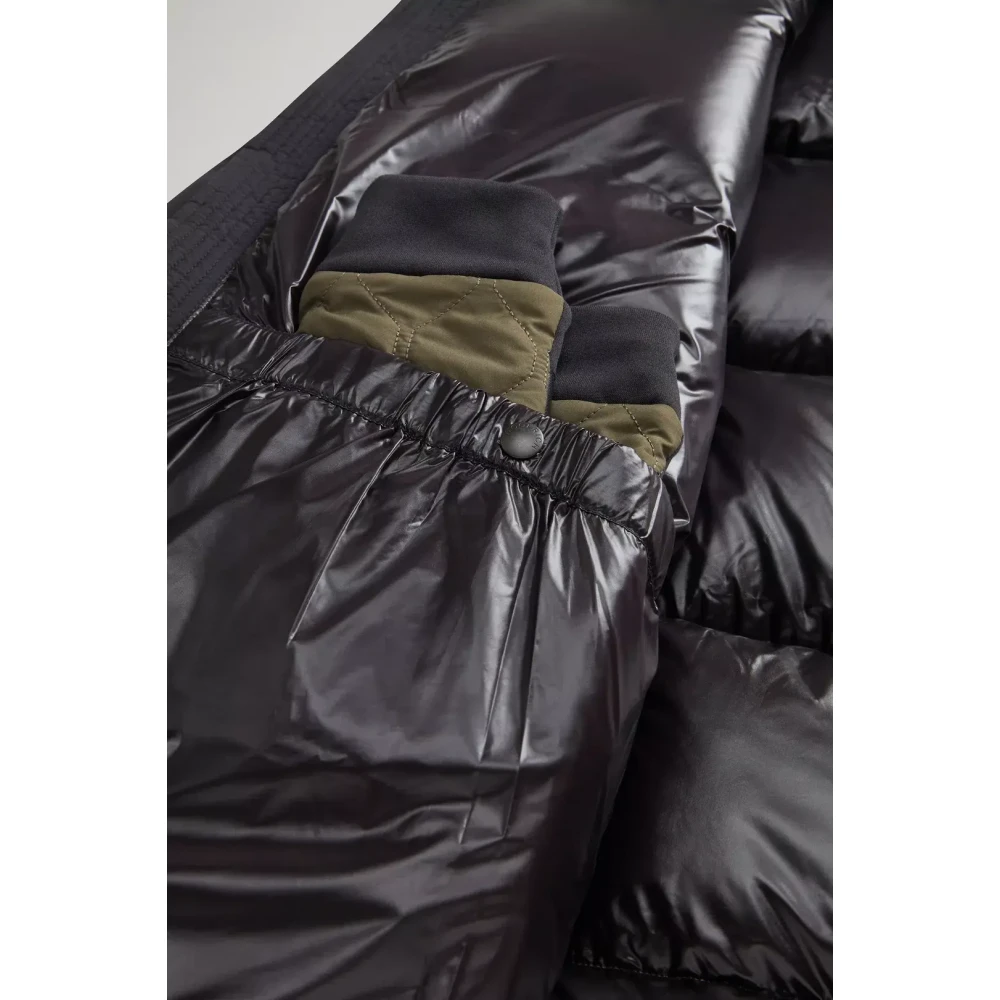 Woolrich Black Down Jacket Sierra Supreme Black Heren