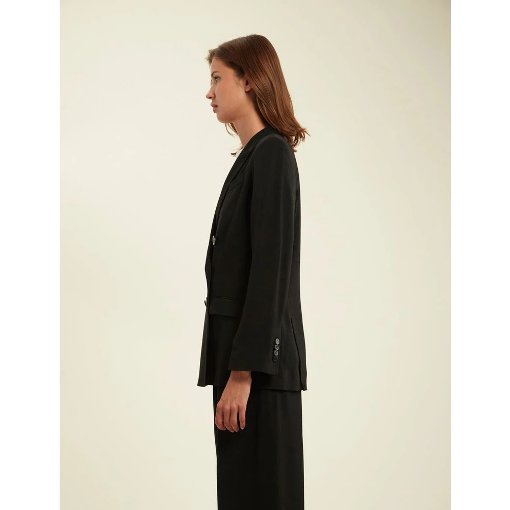 Ines De La Fressange Paris Zwarte Ezio Jas Black Dames