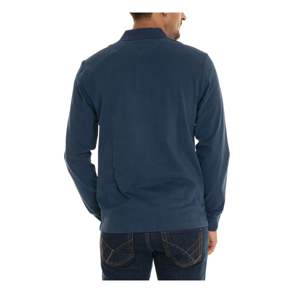 Harmont & Blaine Klassieke Polo Shirt voor Mannen Blue Heren