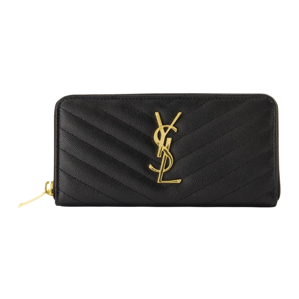 Saint Laurent Women's Black Wallets & Cardholders, One Size, Cassandre Wallet