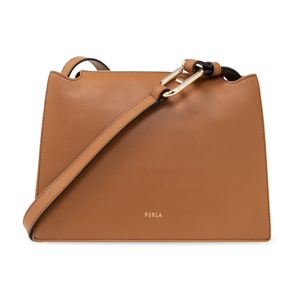 Furla Nuvola Schoudertas Brown Dames