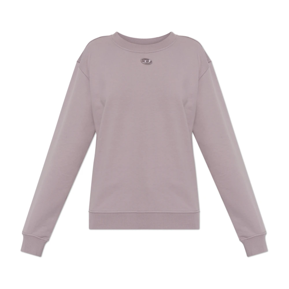 Diesel Vrouw Purper Hoodies & Sweatvesten Dames, Paars, 2XS, Sweatshirts