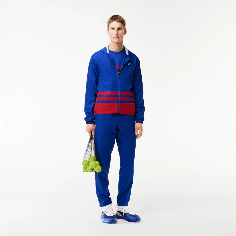 Lacoste Sport Tracksuit Herr Blå/Röd Blue, Herr