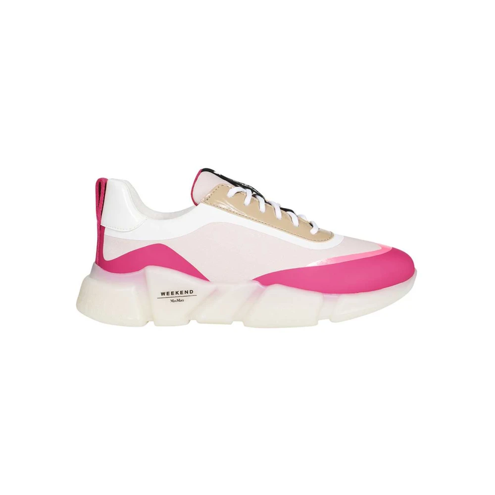 Weekend Max Mara Casual Sneakers met Ronde Neus Dames Schoenen Veelkleurig Multicolor