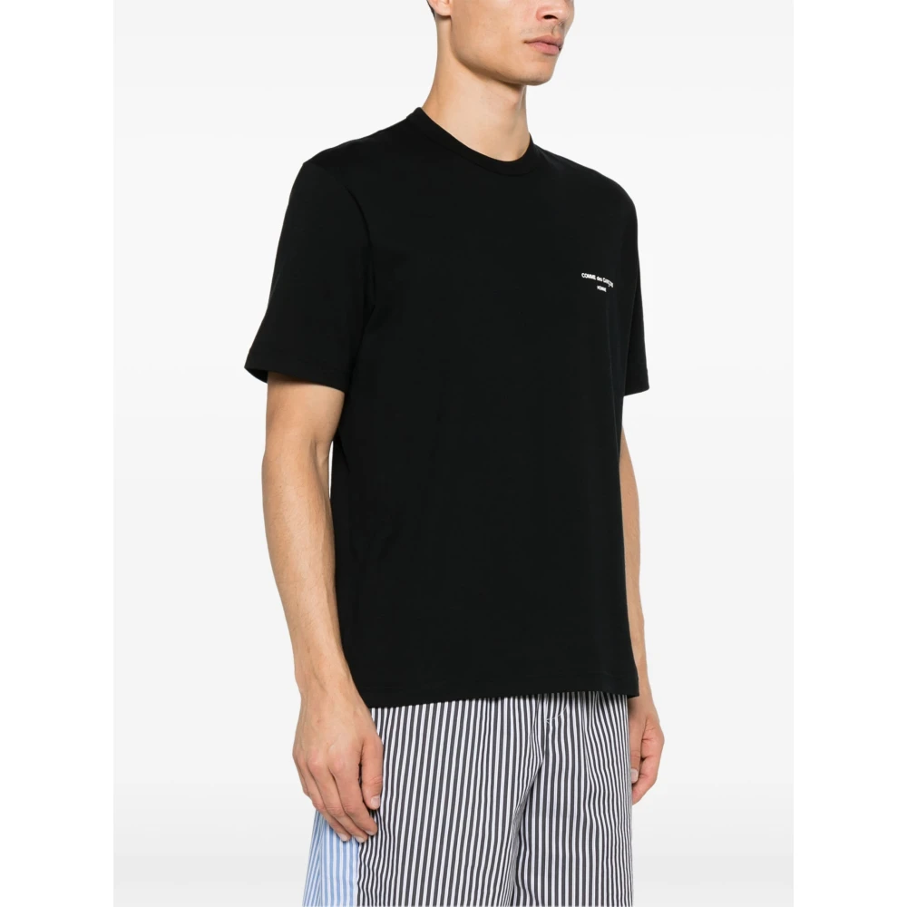 Comme des Garçons Casual Katoenen T-shirt Black Heren