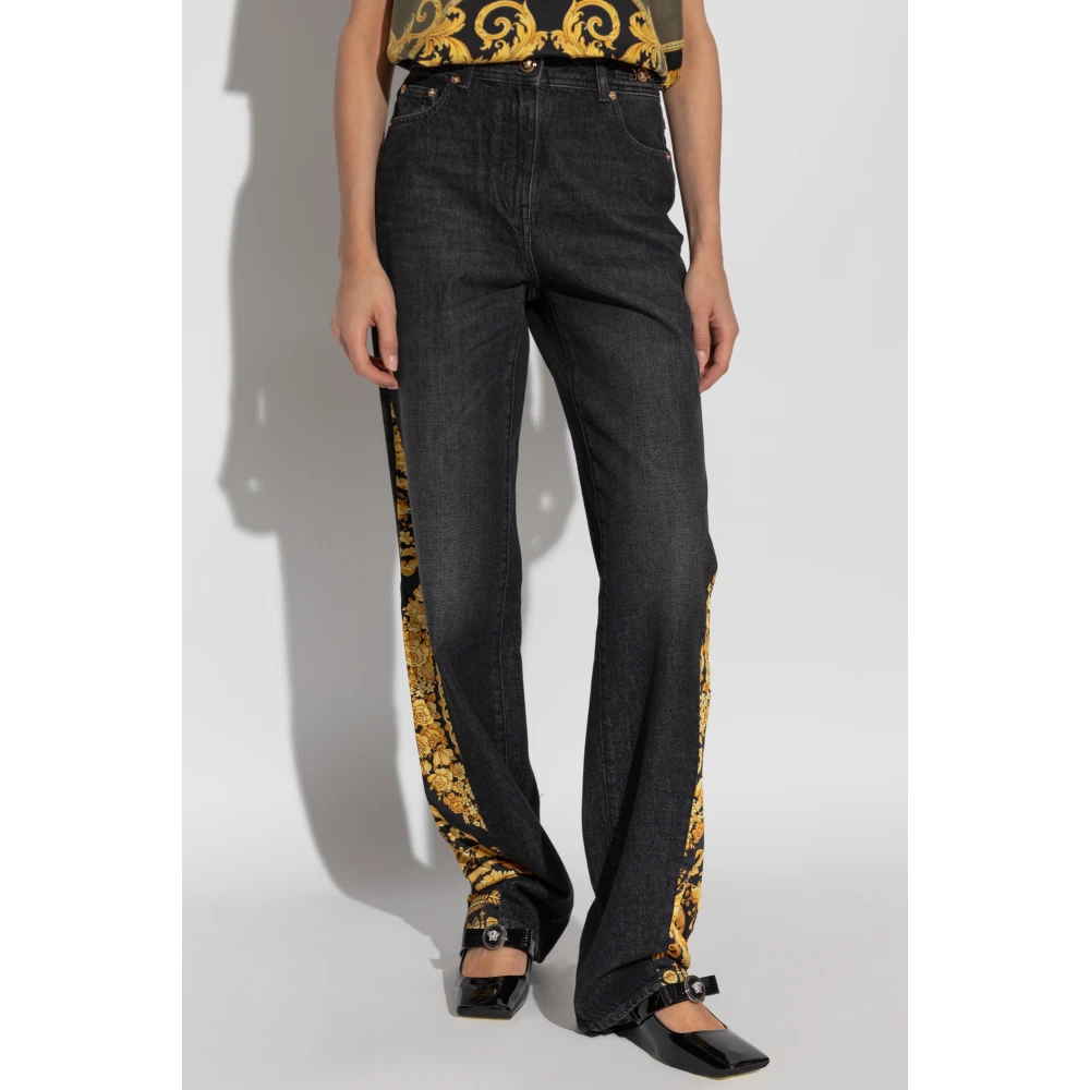 Versace Jeans met Barocco-motief Black Dames