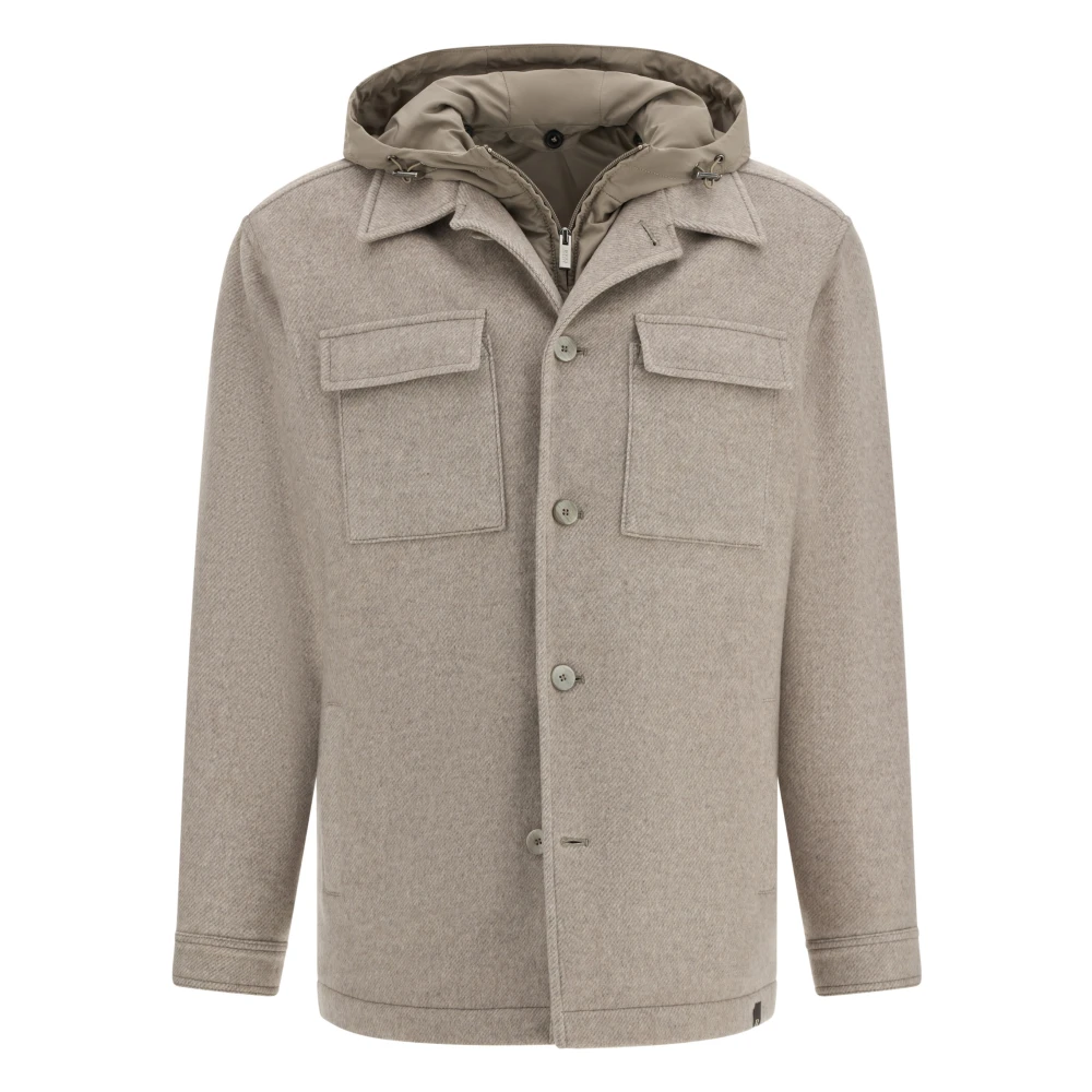 Boggi Milano Grå Link Shirt Jacket