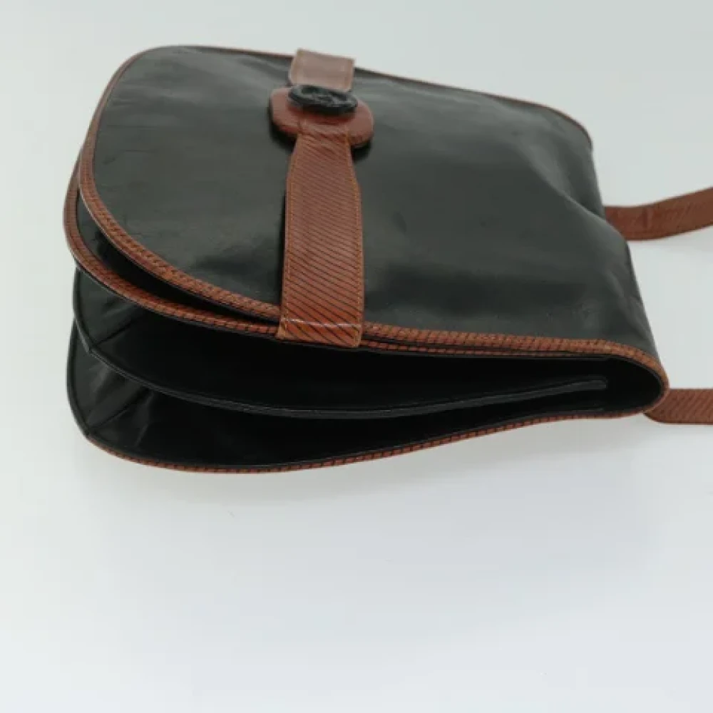 Valentino Vintage Pre-owned Leather shoulder-bags Black Dames