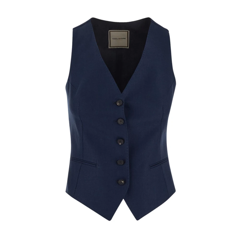 Jackets > Vests - - Tagliatore - Modalova