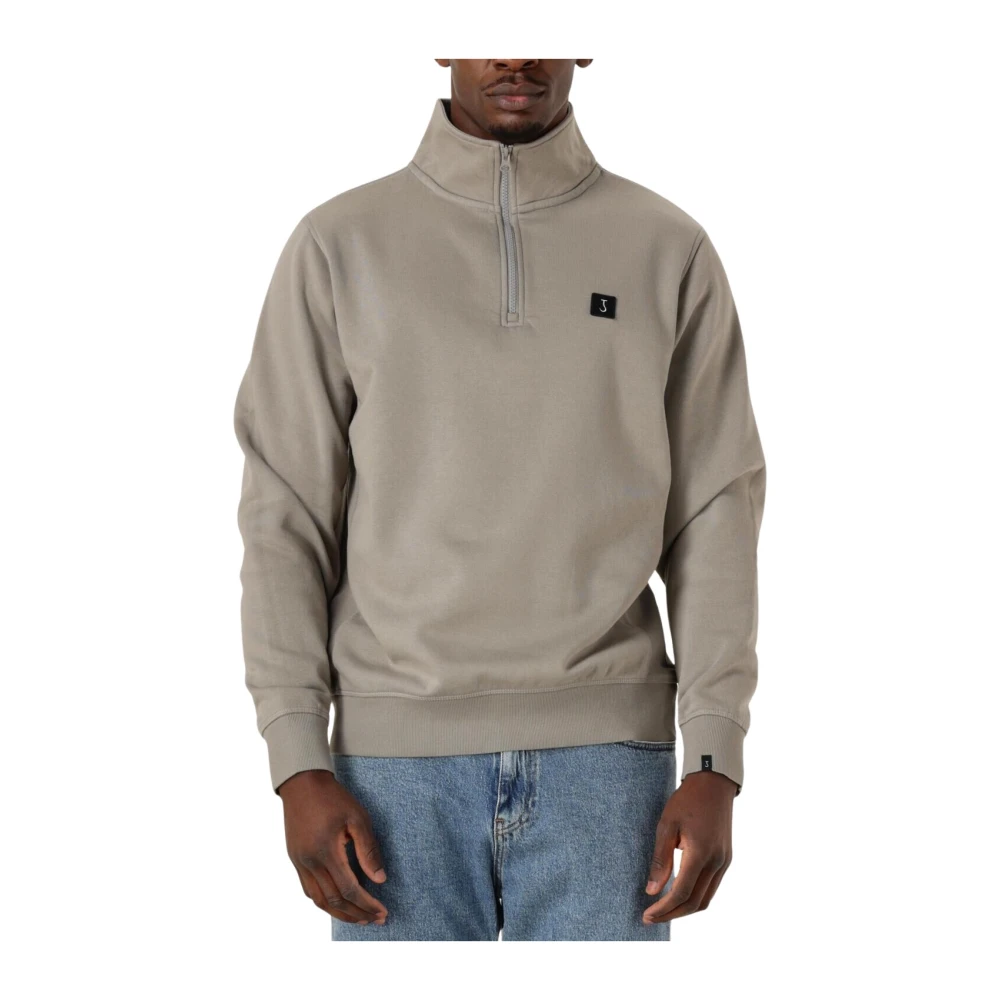 Butcher of Blue Army Half Zip Sweater Grijs Gray Heren