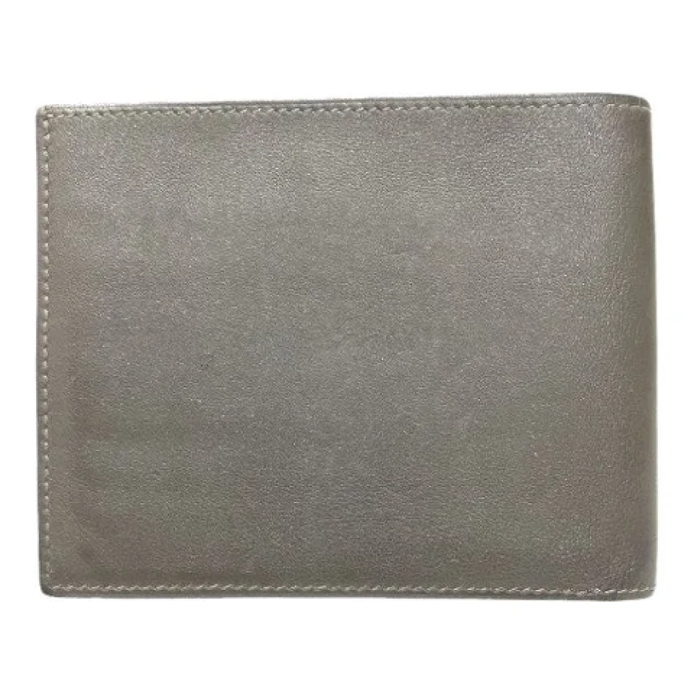 Hermès Vintage Pre-owned Leather wallets Gray Dames