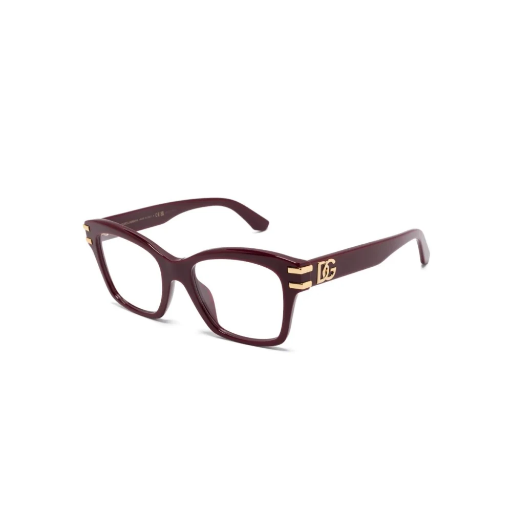Dolce & Gabbana Women's Red Glasses, 52 Mm, Optical Frame