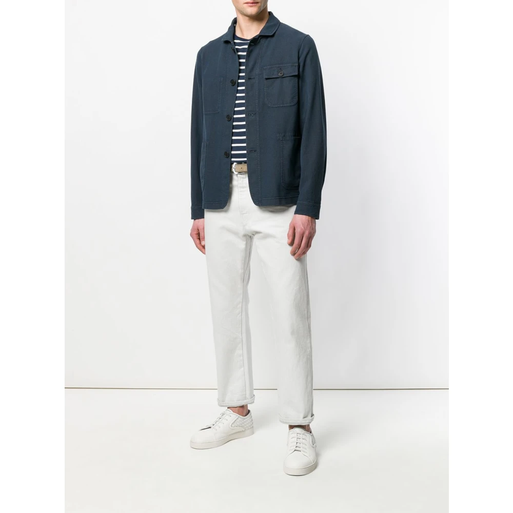 Altea Boxy Jacket Blue Heren