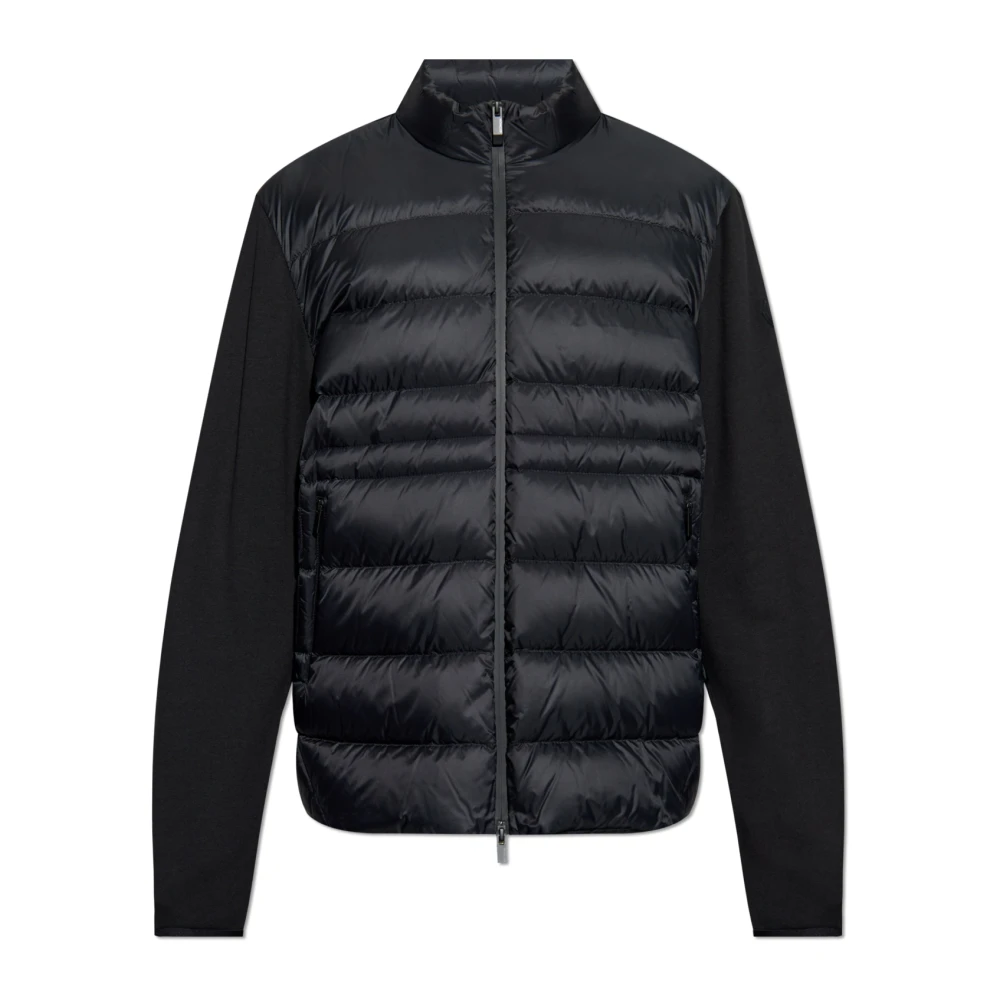 Moncler Vest met dons inzetstuk Blue Heren